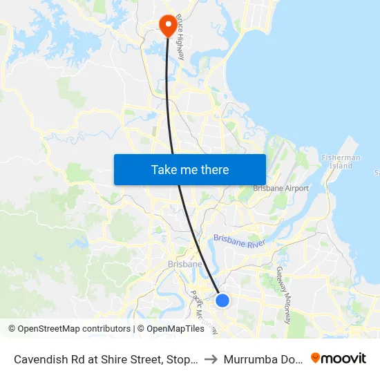 Cavendish Rd at Shire Street, Stop 27/28 to Murrumba Downs map