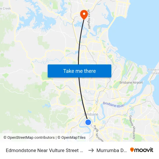 Edmondstone Near Vulture Street Hail 'N' Ride to Murrumba Downs map