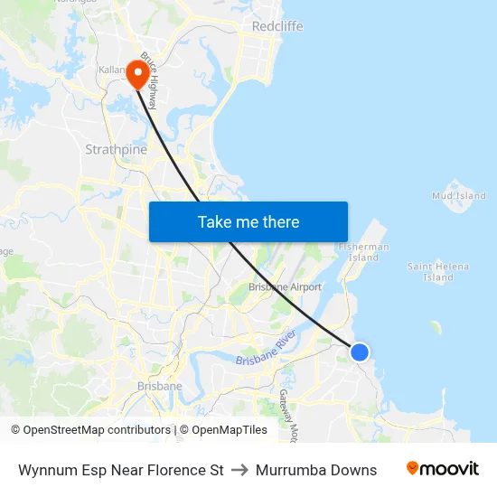 Wynnum Esp Near Florence St to Murrumba Downs map
