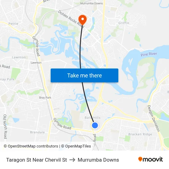 Taragon St Near Chervil St to Murrumba Downs map