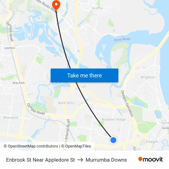 Enbrook St Near Appledore St to Murrumba Downs map
