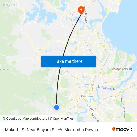 Mukurta St Near Binyara St to Murrumba Downs map