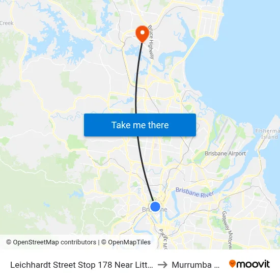 Leichhardt Street Stop 178 Near Little Edward St to Murrumba Downs map
