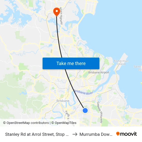 Stanley Rd at Arrol Street, Stop 37 to Murrumba Downs map