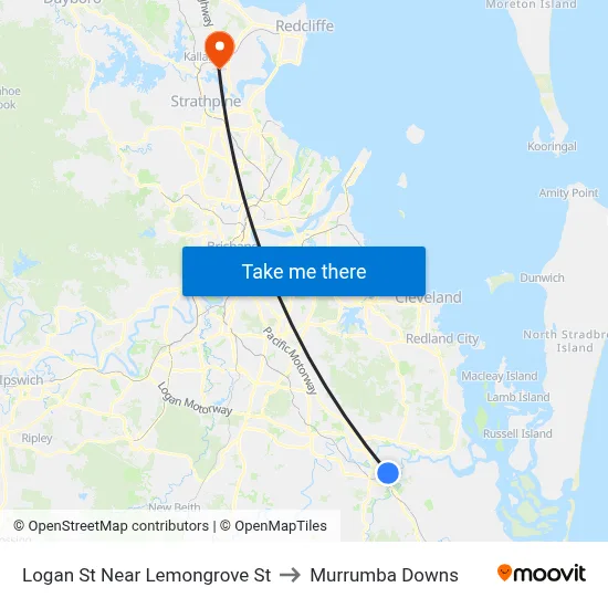 Logan St Near Lemongrove St to Murrumba Downs map