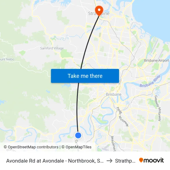 Avondale Rd at Avondale - Northbrook, Stop 60 to Strathpine map