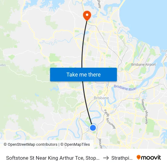 Softstone St Near King Arthur Tce, Stop 38 to Strathpine map