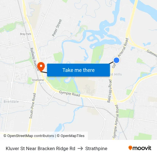 Kluver St Near Bracken Ridge Rd to Strathpine map