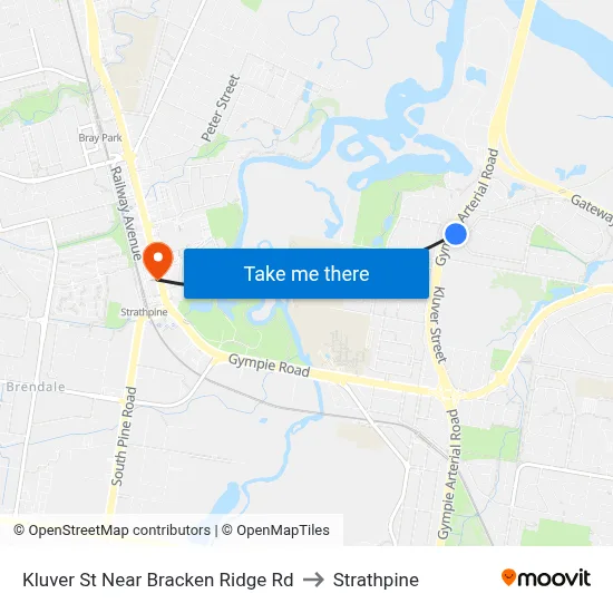 Kluver St Near Bracken Ridge Rd to Strathpine map