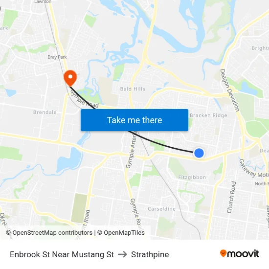 Enbrook St Near Mustang St to Strathpine map