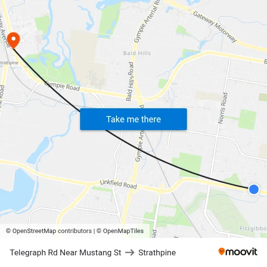 Telegraph Rd Near Mustang St to Strathpine map