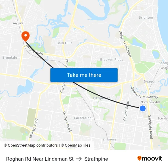 Roghan Rd Near Lindeman St to Strathpine map