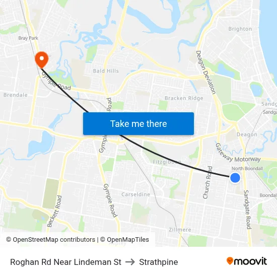 Roghan Rd Near Lindeman St to Strathpine map