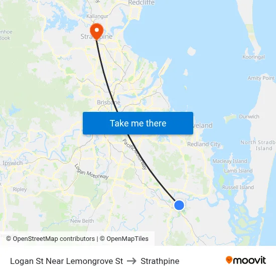 Logan St Near Lemongrove St to Strathpine map