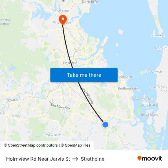 Holmview Rd Near Jarvis St to Strathpine map