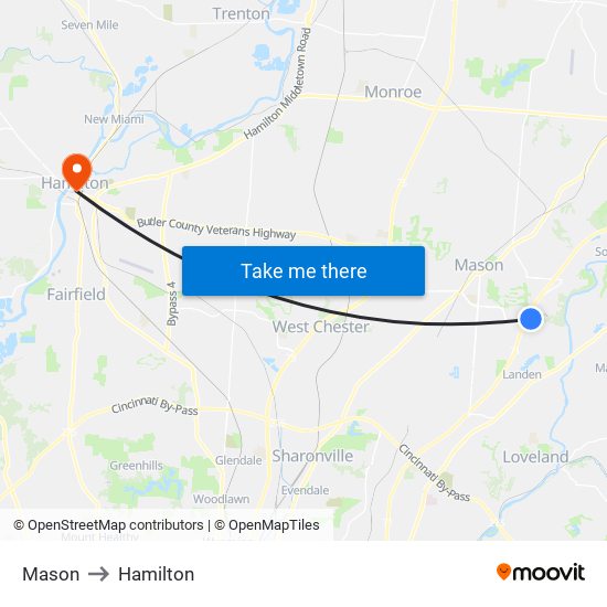 Mason to Hamilton map