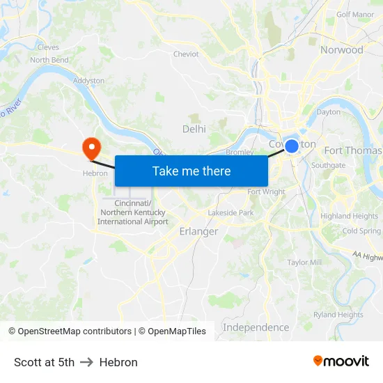 Scott at 5th to Hebron map