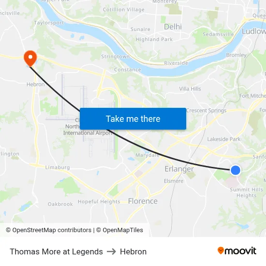 Thomas More at Legends to Hebron map
