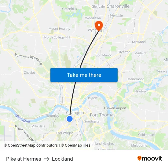 Pike at Hermes to Lockland map
