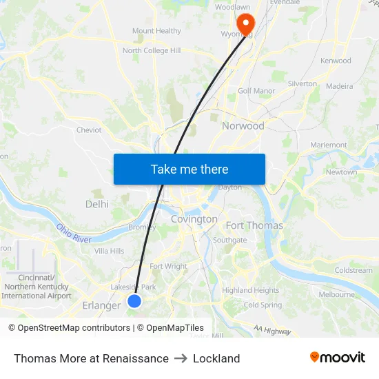 Thomas More at Renaissance to Lockland map