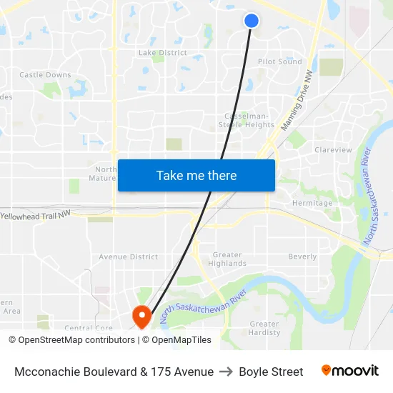 Mcconachie Boulevard & 175 Avenue to Boyle Street map