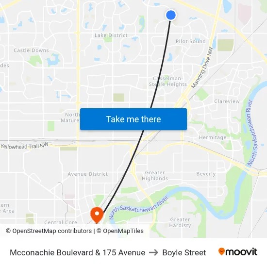 Mcconachie Boulevard & 175 Avenue to Boyle Street map