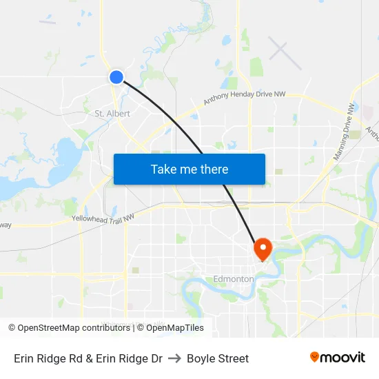 Erin Ridge Rd & Erin Ridge Dr to Boyle Street map