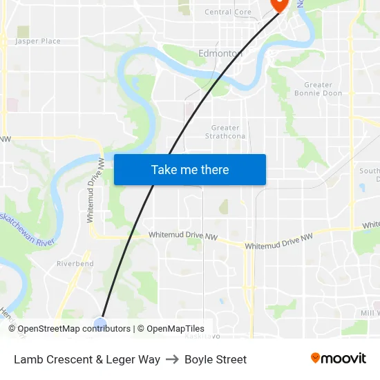 Lamb Crescent & Leger Way to Boyle Street map