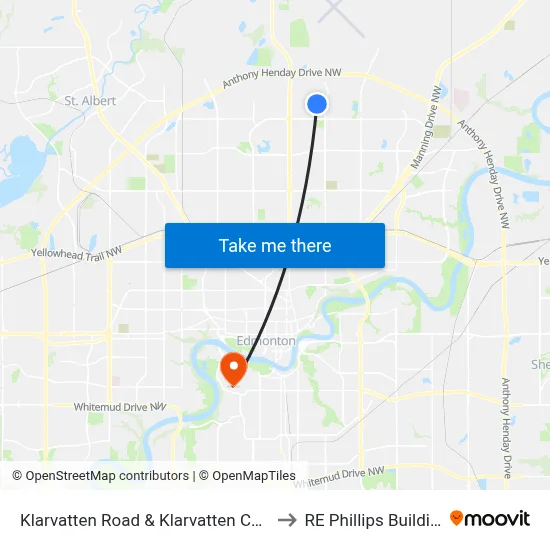 Klarvatten Road & Klarvatten Court to RE Phillips Building map