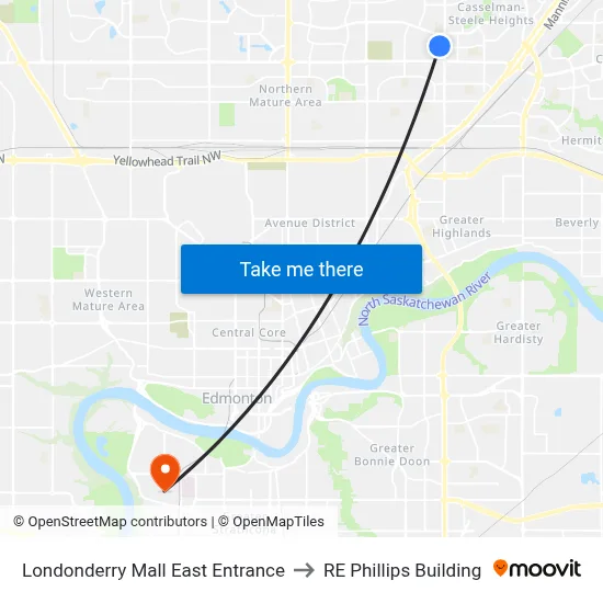 Londonderry Mall East Entrance to RE Phillips Building map