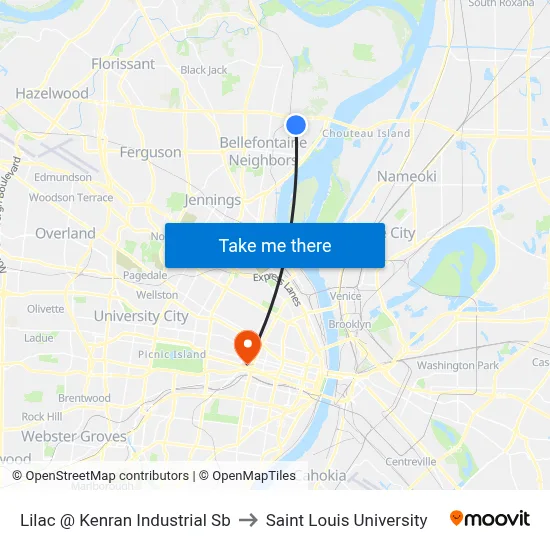 Lilac @ Kenran Industrial Sb to Saint Louis University map