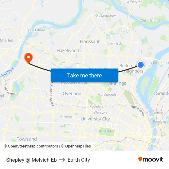 Shepley @ Melvich Eb to Earth City map