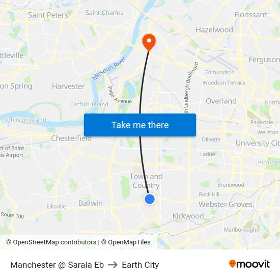 Manchester @ Sarala Eb to Earth City map