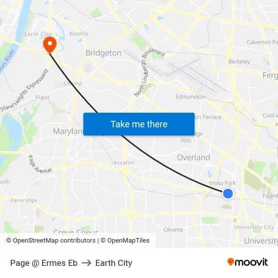 Page @ Ermes Eb to Earth City map