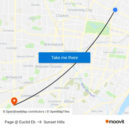 Page @ Euclid Eb to Sunset Hills map