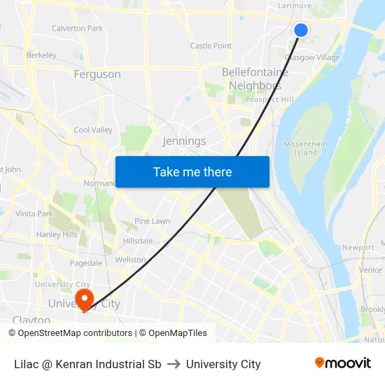 Lilac @ Kenran Industrial Sb to University City map