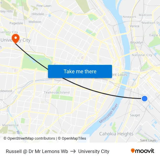 Russell @ Dr Mr Lemons Wb to University City map