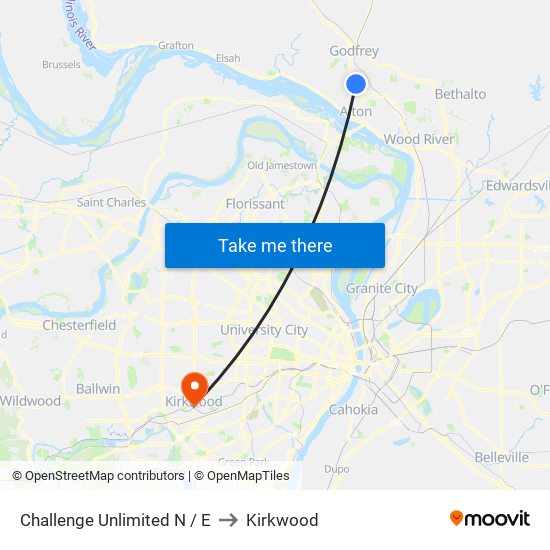 Challenge Unlimited N / E to Kirkwood map