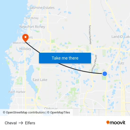 Cheval to Elfers map