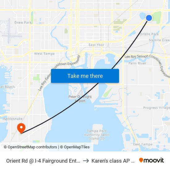 Orient Rd @ I-4 Fairground Entrance to Karen's class AP HUG map