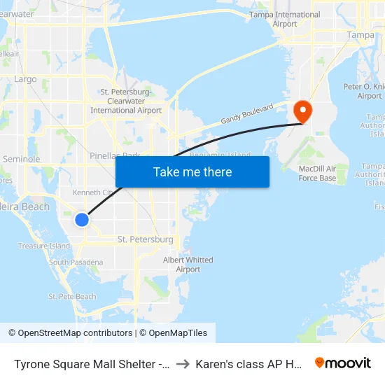 Tyrone Square Mall Shelter - E to Karen's class AP HUG map