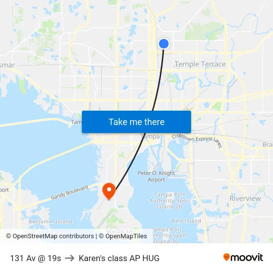 131 Av @ 19s to Karen's class AP HUG map
