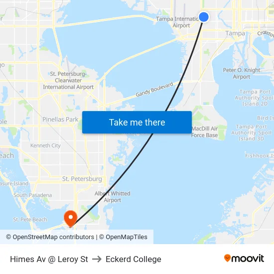 Himes Av @ Leroy St to Eckerd College map