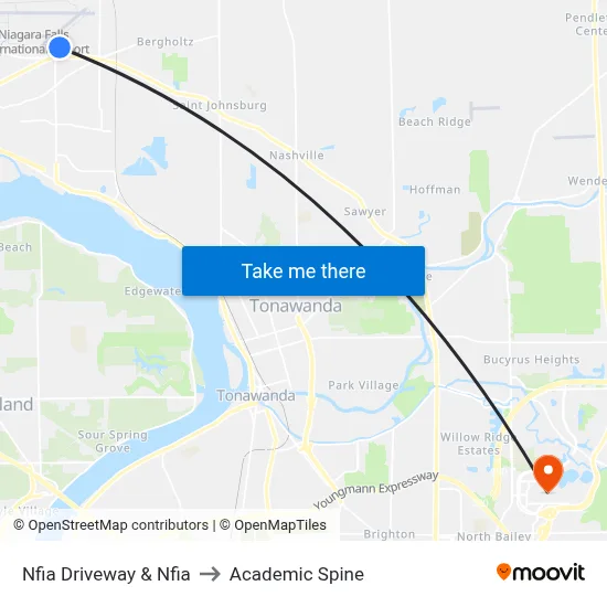 Nfia Driveway & Nfia to Academic Spine map