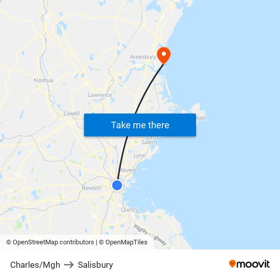 Charles/Mgh to Salisbury map
