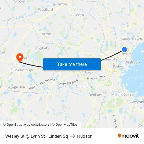 Wesley St @ Lynn St - Linden Sq to Hudson map