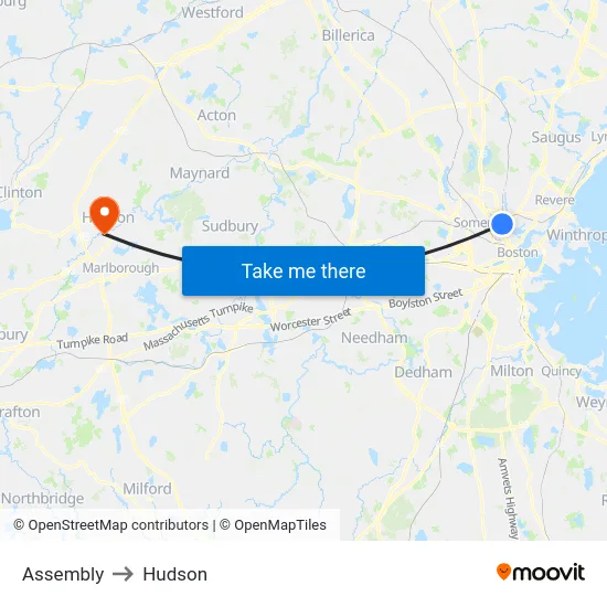 Assembly to Hudson map