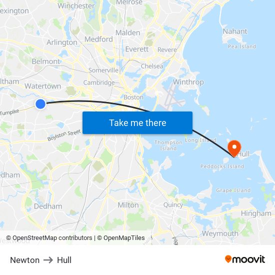 Newton to Hull map