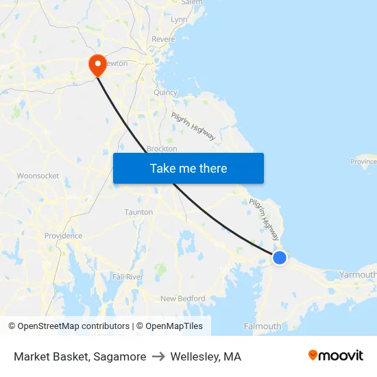 Market Basket, Sagamore to Wellesley, MA map
