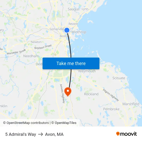 5 Admiral's Way to Avon, MA map